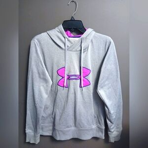 Under Armour Gray Jacket with Purple Lining